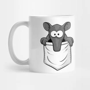 Casual Funky Cartoon Malayan Tapir In Your Pocket Mug